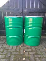 Vuurton schone drum fust vat ton metaal brandton 200 Liter, Tuin en Terras, Vuurkorven, Vuurton, Zo goed als nieuw, Ophalen