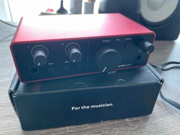 Focusrite Scarlett Solo 4th Gen Nieuwstaat beschikbaar voor biedingen