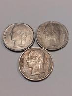 Belgische 1 Franc Munten - 1951, 1958, 1973, Postzegels en Munten, Munten | België, Ophalen of Verzenden, Metaal, Losse munt