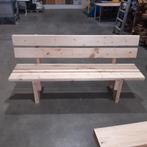 Tuinset Robuust van oude balken, Ophalen, 6 zitplaatsen, Zo goed als nieuw, Bank