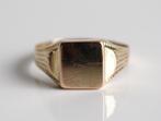 14 krt gouden zegelring - mt 22.7, Gebruikt, 20 of groter, ., Heer