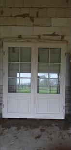 Nieuwe Hardhouten Tuindeur met HR++ Glas, Doe-het-zelf en Verbouw, Deuren en Horren, Nieuw, Ophalen of Verzenden, Buitendeur, Glas