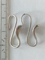 Zilveren set cobra slangen oorbellen., Ophalen of Verzenden, Zo goed als nieuw, Zilver, Zilver