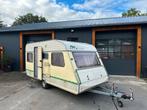 Home-car Contour 43 Caravan met voortent & luifel 4 persoons, Caravans en Kamperen, Home-car, 75 kg, Bedrijf, Treinzit