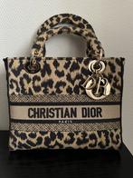 Dior tas middelgrote Lady D-Lite Canvas, Handtas, Zo goed als nieuw, Zwart, Ophalen