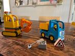 Lego duplo truck en graafmachine met rupsbanden (10931), Ophalen of Verzenden, Zo goed als nieuw