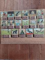 Oud leesplankje met letters, Verzamelen, Overige Verzamelen, Ophalen of Verzenden, Zo goed als nieuw
