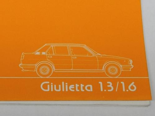 Alfa Romeo Giulietta instruktieboek uit 1978 nog nieuw uniek, Auto diversen, Handleidingen en Instructieboekjes, Ophalen of Verzenden