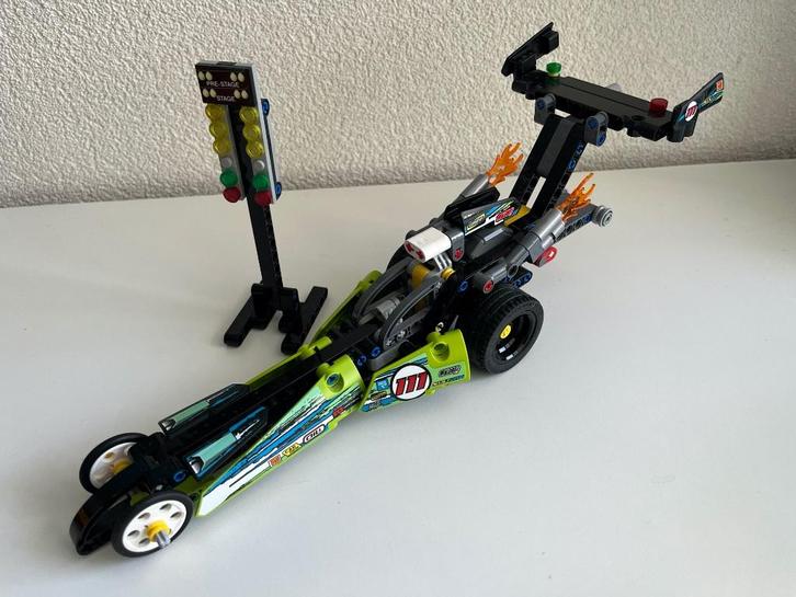 Lego Technic 42103 dragster / drag racer, Kinderen en Baby's, Speelgoed | Duplo en Lego, Gebruikt, Lego, Complete set, Ophalen of Verzenden