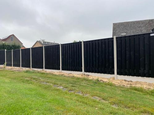 Hout/betonschutting incl montage vanaf €85,- per meter!!!, Tuin en Terras, Schuttingen, Nieuw, Hout, 1 tot 2 meter, 6 meter of meer