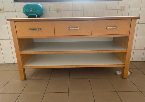 Keukeneiland IKEA met 3 lades, Huis en Inrichting, Keuken | Keukenelementen, Gebruikt, Minder dan 100 cm, 50 tot 100 cm, 50 tot 75 cm