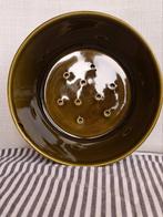 Vintage keramieken fruitschaal vergiet voor bv aardbeien,, Antiek en Kunst, Ophalen