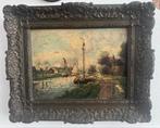 Antiek olieverf schilderijtje, Antiek en Kunst, Kunst | Schilderijen | Klassiek, Ophalen of Verzenden