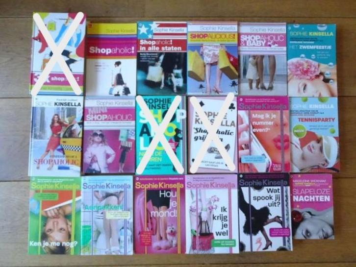 Sophie Kinsella boeken € 2,00 per stuk oa. Shopaholic, Boeken, Chicklit, Zo goed als nieuw, Ophalen of Verzenden