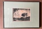 Ets Rembrandt de drie boomen, Ophalen of Verzenden