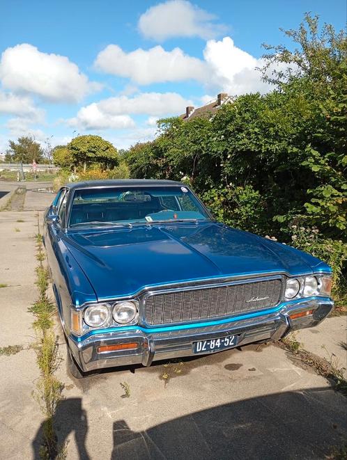 AMC Ambassador Brougham 1972, Auto's, Oldtimers, Particulier, Overige merken, LPG, Coupé, Automaat, Blauw, Overige kleuren, Kunstmatig leder