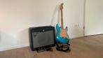 Fender stratocaster met gratis versterker, Muziek en Instrumenten, Ophalen, Gebruikt, Solid body, Fender