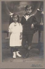 CDV foto portret Broer en Zus ca.1915 Atelier Dull Munchen, Verzamelen, Gebruikt, Verzenden, Foto, Voor 1940