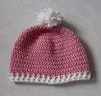 nieuw-gehaakt babymutsje roze 0-3 mnd, Ophalen of Verzenden, Nieuw, Meisje, Muts