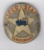BALHOOFDPLAATJE LOCOMOTIEF LOCO STAR RIJWIELEN AMSTERDAM  Ve, Verzamelen, Merken en Reclamevoorwerpen, Verzenden, Overige typen