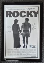 Rocky Bioscoop poster, incl handtekening hoofdpersonen!!, Ophalen, Zo goed als nieuw, Rechthoekig Staand