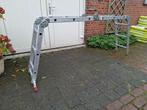 Goede, degelijke vouwladder/ knikladder 4x3 spots!, Gebruikt, Ophalen of Verzenden, Ladder, Opvouwbaar of Inschuifbaar