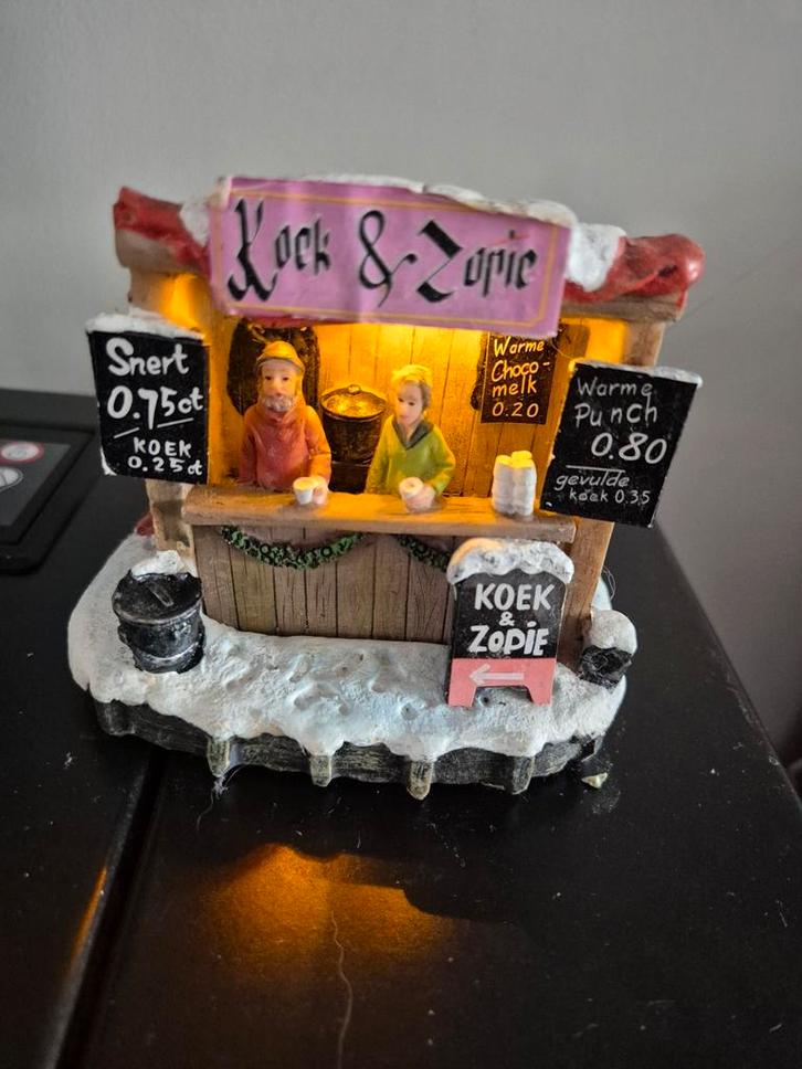 Koek en zopie kersthuis kerstdorp kerst typisch hollands, Diversen, Kerst, Zo goed als nieuw, Ophalen of Verzenden