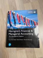 Horngren’s Financial&Managerial Accounting  9781292246260, Gelezen, Ophalen of Verzenden, HBO