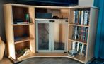 Hoekkastje / TV-meubel, Huis en Inrichting, Kasten | Computermeubels, Ophalen, Gebruikt, Glas, 80 cm of meer