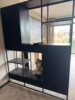 Giga meubel>> Isa zwart mango houten kast, Huis en Inrichting, Kasten | Overige, Ophalen, Zo goed als nieuw