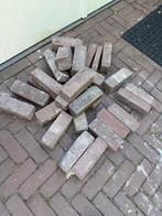 Mooie gebakken klinkers dikformaat (6,5/7-20 cm), ruim 3 m2, Tuin en Terras, Tegels en Klinkers, Ophalen, Overige materialen, Gebruikt