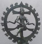Antieke grote bronzen Shiva, Hindoeïstische Godheid. 58cm, Antiek en Kunst, Ophalen of Verzenden