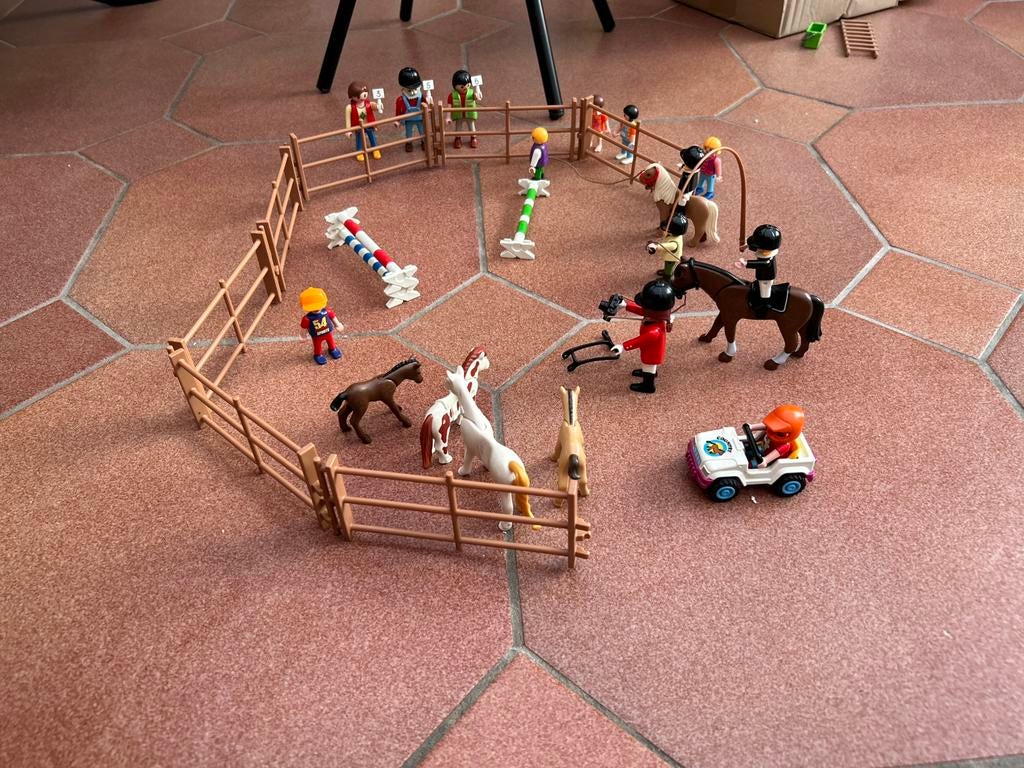 Playmobil manege, Ophalen of Verzenden, Gebruikt, Los playmobil