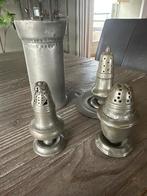 Antieke tinnen strooiers, vaasjes., Antiek en Kunst, Ophalen of Verzenden