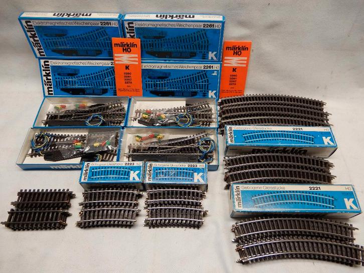 Partij Märklin K rails, Hobby en Vrije tijd, Modeltreinen | H0, Zo goed als nieuw, Rails, Wisselstroom, Märklin, Ophalen of Verzenden