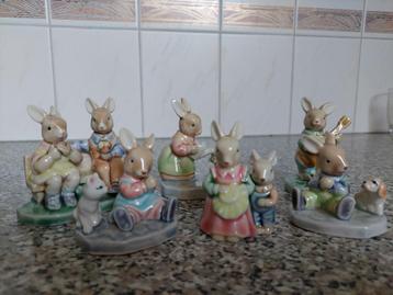Verzameling konijnen bunny beeldjes Albert Kessler beschikbaar voor biedingen