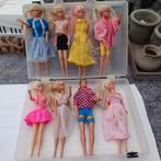 8 Barbiepoppen met koffer . Uit 1973, Ophalen of Verzenden, Zo goed als nieuw