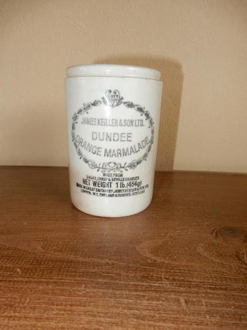 Antiek dundee marmalade pot beschikbaar voor biedingen