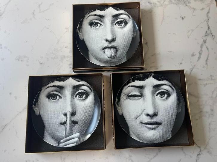 Fornasetti decoratieve wandborden - per stuk, Antiek en Kunst, Antiek | Wandborden en Tegels, Ophalen