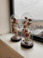 2 Glazen Stolpen 41 cm hoog., Ophalen of Verzenden, Gebruikt