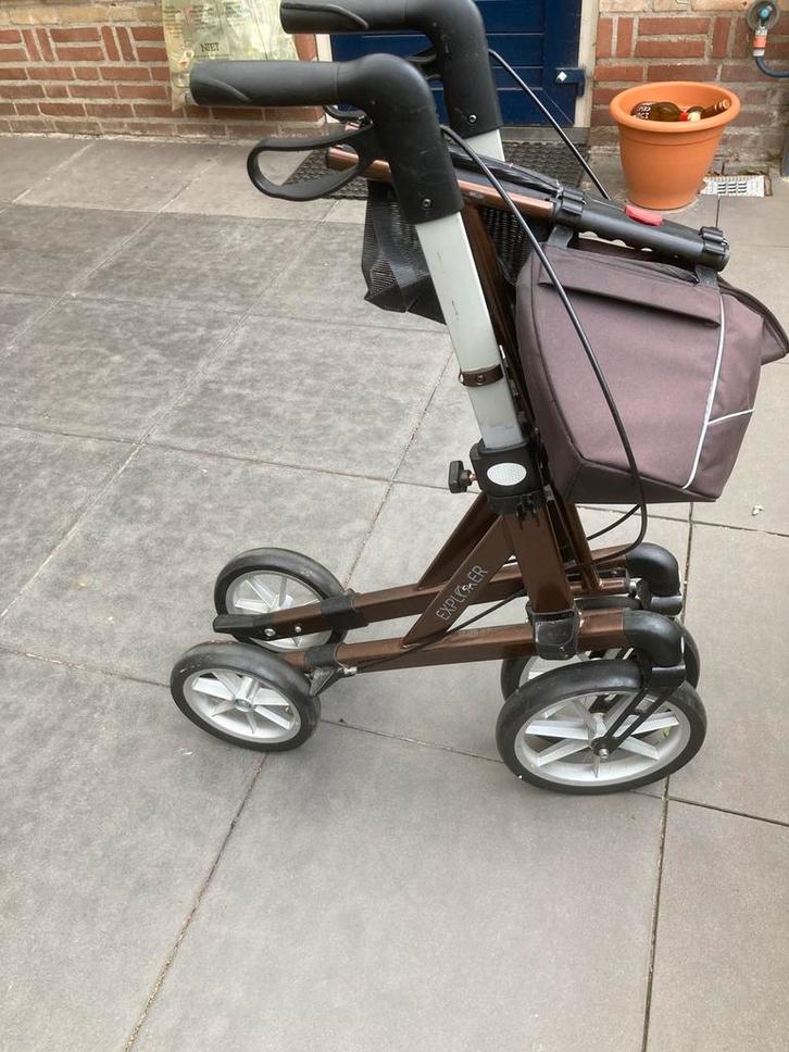 Te koop explorer rollator, Diversen, Rollators, Gebruikt, Lichtgewicht, Opvouwbaar, Ophalen of Verzenden