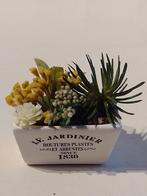 plantenbak met planten en tekst ' le jardinier ' - Fennicole, Ophalen, Nieuw, Decoratie