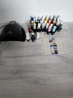 LED lamp en 40 gellak flesjes, Sieraden, Tassen en Uiterlijk, Uiterlijk | Cosmetica en Make-up, Ophalen of Verzenden, Gebruikt