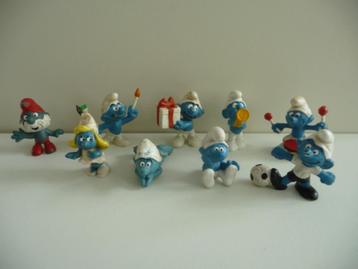 19 oude SMURFEN poppetjes beschikbaar voor biedingen