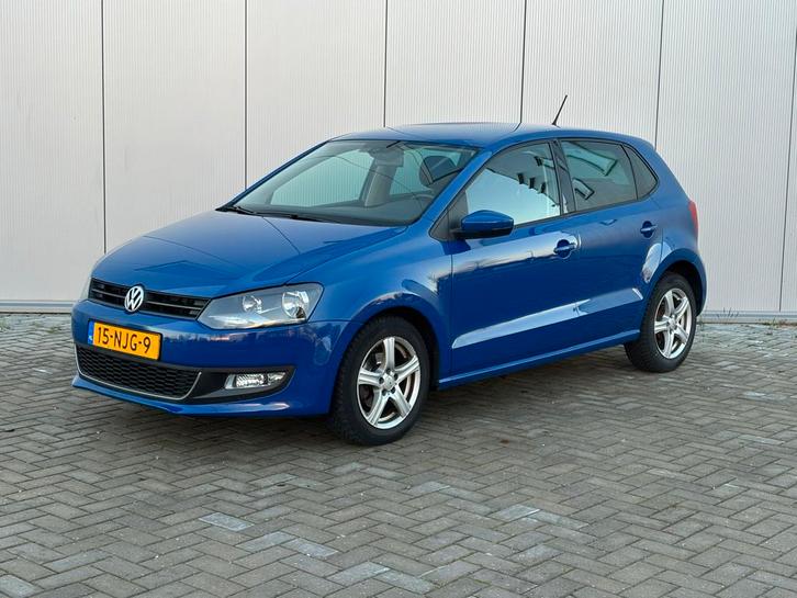 Volkswagen Polo 1.4 16V Highline DSG 2010 Blauw, Auto's, Volkswagen, Particulier, Polo, ABS, Airbags, Airconditioning, Bluetooth