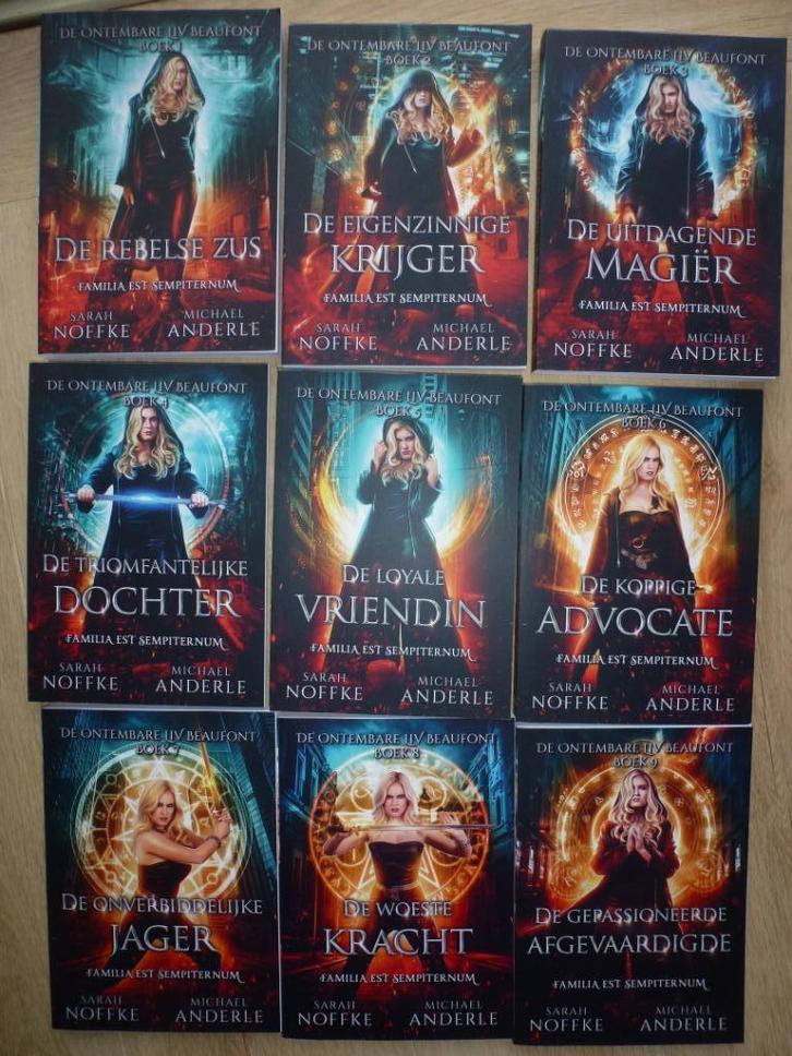 De 9 delen van De ontembare Liv Beaufont van Sarah Noffke, Boeken, Fantasy, Gelezen, Ophalen of Verzenden