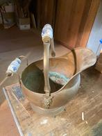 Koperen helm kit voor kolen, Antiek en Kunst, Ophalen