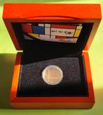 Mondriaan tientje - 6,048 gram goud - lage oplage, Ophalen of Verzenden, Goud