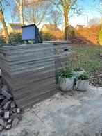 Schellevis 80x80 antraciet, Tuin en Terras, Tegels en Klinkers, Ophalen, Gebruikt, Beton, Terrastegels