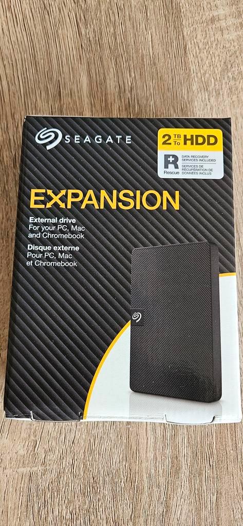 Seagate Expansion 2TB Externe Harde Schijf USB, Computers en Software, Harde schijven, Zo goed als nieuw, Desktop, USB, Ophalen of Verzenden